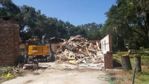 Outdoor Debris Removal Damac hills 2